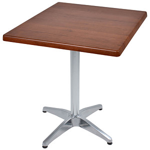 Garden Pleasure BRENTA Bistrotisch Holz dunkelbraun 70,0 x 70,0 x 74,0 cm