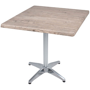 Garden Pleasure BRENTA Bistrotisch Holz hellbraun 80,0 x 80,0 x 74,0 cm