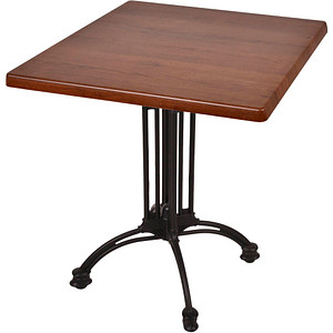 Garden Pleasure MORENA Bistrotisch Holz dunkelbraun 70,0 x 70,0 x 74,0 cm