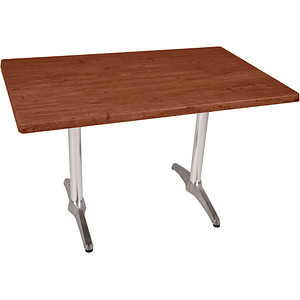 Garden Pleasure BRENTA Bistrotisch Holz dunkelbraun 120,0 x 80,0 x 74,0 cm