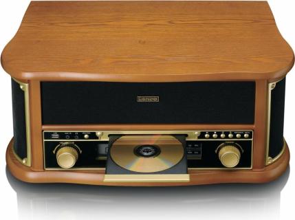 LENCO TCD-2551WD - Audio-Plattenspieler mit Riemenantrieb - Automatisch