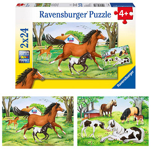 Ravensburger Welt der Pferde Puzzle 2x 24 Teile