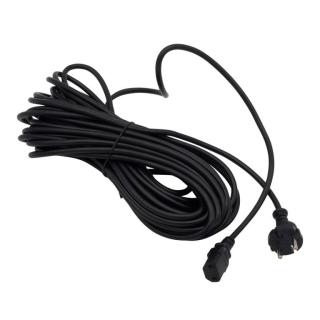 Zubehör/Ersatzteil: Netzkabel, 15 m , schwarz, beidseitig steckbar | 1 Stück passend für Era Evo ||67478||, Era Tec ||67477||, Era Pro ||67483||, T11 Evo ||64196||, Maximus Hepa ||68680||