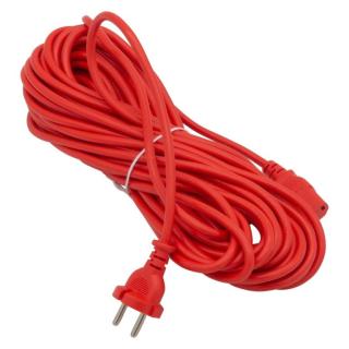 Zubehör/Ersatzteil: Netzkabel, 15 m, rot, beids. steckbar | 1 Stück passend für Era Evo ||67478||, Era Tec ||67477||, Era Pro ||67483||, T11 Evo ||64196||, Maximus Hepa ||68680||