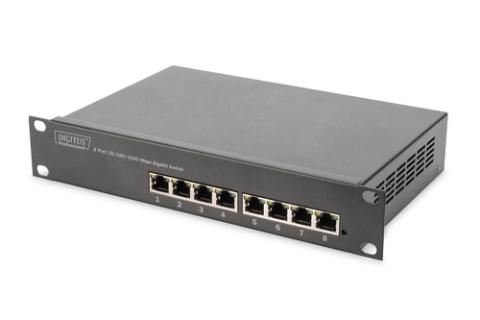 DIGITUS Netzwerk-Set 254 mm (10") - 6HE, 312 x 300 mm (B x T)