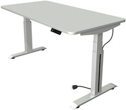 kerkmann Sitz-Steh-Schreibtisch Move Professional, lichtgrau