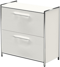 kerkmann Sideboard ARTLINE, 2 Ordnerhöhen, 2 Schubladen,weiß