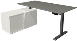 kerkmann Komplett-Arbeitsplatz Move 1, graphit