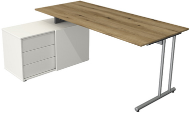 kerkmann Komplett-Arbeitsplatz Start up, eiche