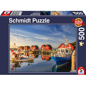 Schmidt Fischereihafen Weiße Wiek Puzzle 500 Teile