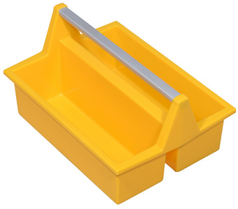 ALLIT Tragekasten McPlus Carry 40, PP, gelb ergonomischer Bügelgriff aus Alumin