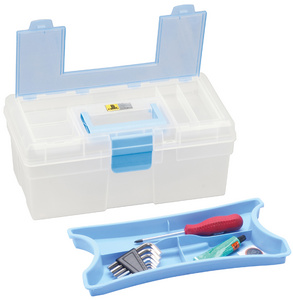 ALLIT Aufbewahrungskoffer McPlus Clear 12.5, PP, blau aus Polypropylen, transpa