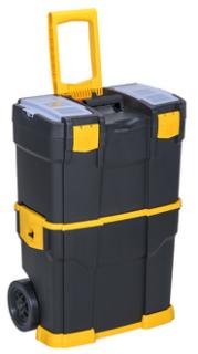  24, schwarz/gelb 2-teilige Werkzeugkoffe
