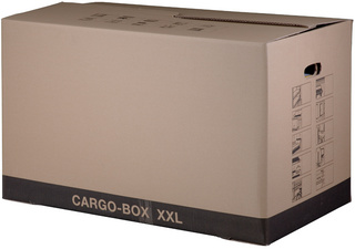 SMARTBOXPRO Umzugskarton "CARGO-BOX XXL", braun