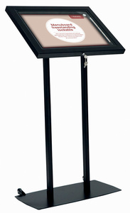 EUROPEL Menü-Schaukasten, freistehend, 2 x DIN A4