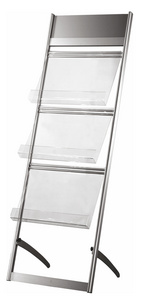 EUROPEL Prospektständer, DIN A3, 3 Fächer