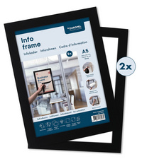 EUROPEL Magnetrahmen INFO FRAME, DIN A5, schwarz