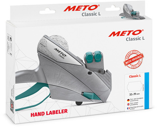 METO Preisauszeichner Classic L 1932, 2-zeilig, 19-stellig