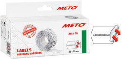 METO Vordruck-Etiketten für Preisauszeichner, 26 x 16 mm