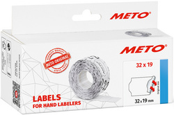 METO Etiketten für Preisauszeichner, 32 x 19 mm, weiß