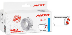 METO Vordruck-Etiketten für Preisauszeichner, 32 x 19 mm