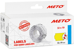 METO Etiketten für Preisauszeichner, 32 x 19 mm, gelb
