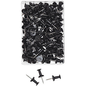 100 WEDO Pinnnadeln Diabolo schwarz