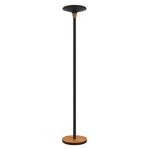 UNiLUX LED-Deckenfluter BALY Bamboo, schwarz-bambus