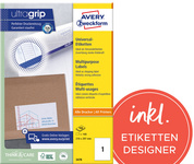 ZWECKFORM AVERY QuickPEEL Universal-Etiketten, 48 x 21 mm weiß, Rand rundum, Pr