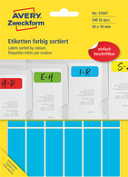 AVERY Zweckform Vielzweck-Etiketten, 50 x 19 mm, farbig