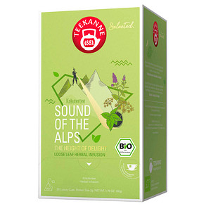 TEEKANNE Bio Luxury Cup Sound of the Alps Bio-Tee 25 Portionen