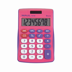 MAUL Tischrechner MJ 450, 8-stellig, pink