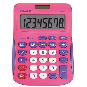 MAUL Tischrechner MJ 550, 8-stellig, pink