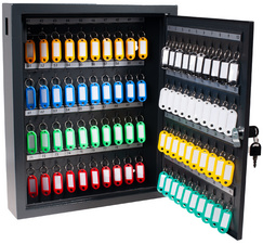 pavo Schlüsselkasten Deluxe, für 150 Schlüssel, dunkelgrau