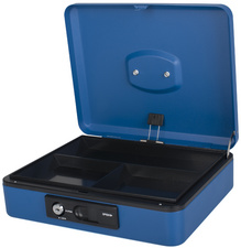 pavo Geldkassette Deluxe, 300 mm, blau