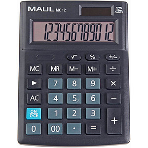 MAUL Tischrechner MC 12, 12-stellig, schwarz