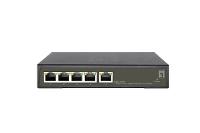 LEVELONE Switch  5x GE GES-2105P                 60W  4xPoE+