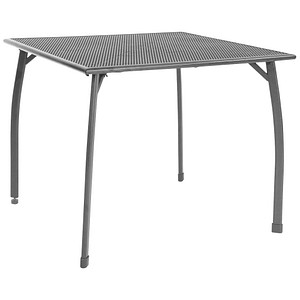 greemotion Gartentisch Toulouse grau quadratisch 90,0 x 90,0 x 74,0 cm