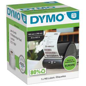 DYMO LW-Versandetiketten nur für LW 4XL/5XL 102x210mm 140St