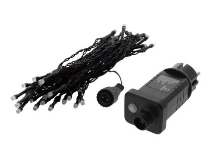 DELTACO Smart Home Lichterkette 40 LED 5m IP44 warmweiß