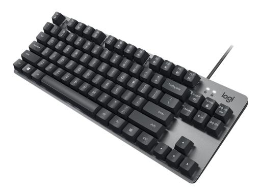 LOGITECH K835 TKL Tastatur, TTC-Red - graphit/grau