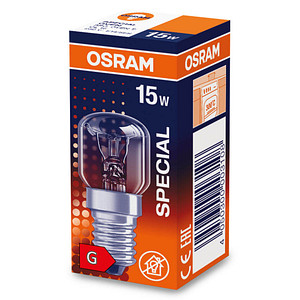 OSRAM Backofen-Glühlampe SPECIAL OVEN T, 15 Watt, E14