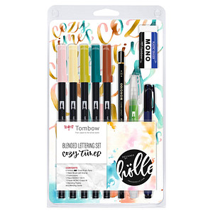 Tombow Blended Lettering-Set Cozy Times, 9-teilig