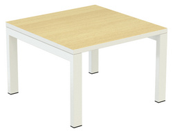 PAPERFLOW Beistelltisch easyDesk, rechteckig, buche / weiß