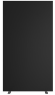 PAPERFLOW Trennwand easyScreen, Textiloberfläche, schwarz