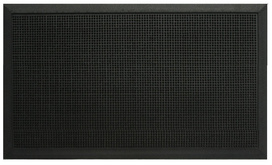 PAPERFLOW Noppenmatte (B)800 x (T)1000 mm, schwarz aus 100 % Kautschuk, hohe Bü