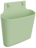 PAPERFLOW Wand-Prospekthalter XL, 1 Fach, DIN A4, grün aus Polypropylen, leicht