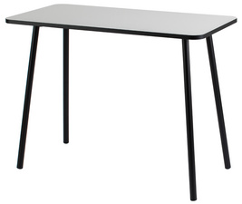 PAPERFLOW Schreibtisch HOPM1, (B)1.000 mm, schwarz/weiß