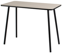 PAPERFLOW Schreibtisch HOPM1, (B)1.000 mm, schwarz/eiche