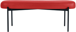 PAPERFLOW Sitzbank GAIA, Größe L, Kunstlederbezug, rot